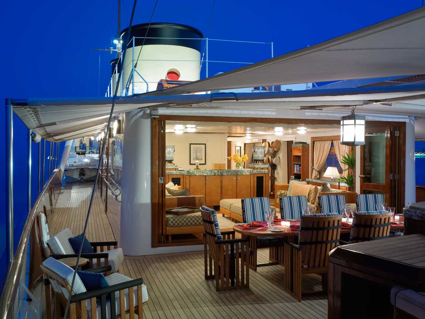 talitha yacht interior